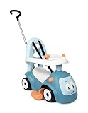 Smoby- Maestro Baby Balade Blu,7600720304, +6 Mesi, Colore Azzurro, Evolutivo, Primipassi, Ruote Silenziose