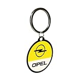 Nostalgic-Art Portachiavi retrò, Ø 4 cm, Opel – Logo – Idee regalo per amanti Opel, Official License Product (OLP), in metallo, design vintage