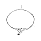 Breil, Collezione Cobra, Collana da donna in acciaio lucido, design animale, elemento centrale a forma di serpente, accessorio vistoso, lunghezza regolabile 42-45 cm, colore argento