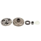 Kafuty 3/8in 7 Kit Frizione pignone Frizione Kit Accessori Motosega Adatta per Husqvarna 355 357 357XP 359 Motosega EPA