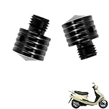 generico 2PCS tappi specchietti moto Compatibile con Kymco Heroism 150,antipolvere accessori tuning(Black)