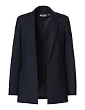 PIECES Pcbozzy Ls Loose Blazer Noos Bc Blazer, Blu (Sky Captain), S Donna
