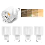 Lampada LED G9 luce bianca calda 3000 K dimmerabile 3W Sostituisce la lampada alogena 30W, lampadina a led g9 faretto 38° angolo di fascio AC 230V per faretto, spot da soffitto (confezione da 5)