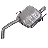 BESTPRICE 1x Silenziatore posteriore Compatibile con ALFA ROMEO 147 (937_)