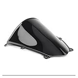 Cupolino Touring Per CBR600RR Per CBR 600 RR 600RR F5 2007-2012 Parabrezza A Doppia Bolla Parabrezza Accessori Per Moto Deflettore Carenatura Parabrezza Moto(Nero)