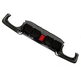 Diffusore per paraurti posteriore dell'auto, compatibile con BMW F10 F18 Serie 5 M-Sport M5, dal 2011 al 2016, kit decorativo per auto, colore nero lucido