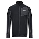 GOREWEAR R3 Partial GORE® WINDSTOPPER® Maglia, Black/Terra Grey, L