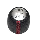 Manopola Cambio Auto Per ALFA Per ROMEO 159 Per BRERA SPIDER 2005 2006 2007 2008-2011 5/6 Velocità In Pelle Auto Gear Shift Konb Ghetta Cambio Pomello Pomello Leva Cambio(1 2 3 4 5 - R)