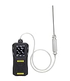 POOIQX Analizzatore di Gas di Scarico for autoveicoli Portatile 4 in 1 Approvato, Monitor di Gas di Scarico for autoveicoli,Sensibilità Regolabile(Optional)