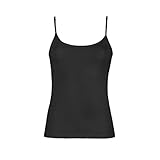 Top spalla stretta Donna Cotonella Art. GD006 - Nero tg. 3