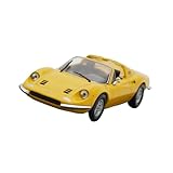 1 43 Per Ferrari Dino 246 1972 Kit Modello In Lega Auto Sportiva Gialla In Metallo Giocattolo In Scala Giocattoli Metal Vehicles non RC