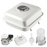 Serbatoio Benzina per Honda GX120 GX140 GX160 GX200 Motore, Kit Serbatoio da 3L con Tappo Serbatoio Filtro Benzina e Tubo Benzina Parti di Ricambio per Tosaerba