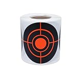 Adesivi per Bersagli di Tiro, 250 Pezzi Autoadesivi per Bersagli Splatter Rotondi Fluorescenti, Adesivi per Bersagli di Tiro, per Esercitazioni di Tiro, Esercitazioni di Reazione, Rosso