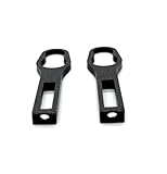 Set 2 Ganci Clip per Cappelliera Auto BMW Serie 1 X1 i3, Mercedes Classe A, Colore Nero