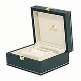 ROUHO Travel Gioielleria Orologio Custodia Pelle Sintetica Scatola orologi Verde Peluche Orologio Esporre Scatola per Rolex Daytona
