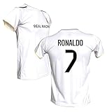 Generico Maglia Ronaldo 7 Home Real M. 2025/2026 Ufficiale Autorizzata Taglie da Adulto e Bambino (IT, età, 10 Anni)