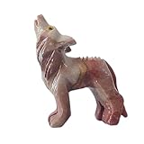 ALCHIMIA - Minerali animali pietra steatite collezione LUPO provenienza Perù fatto a mano collezione cm.4