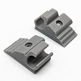 Printbtw Tappi di ricambio adatti per listelli inferiori decorativi/listello per roulotte ad esempio Tabbert (grigio)