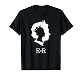 Maglietta della regina Elisabetta con monarca britannica Maglietta