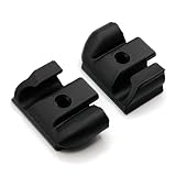 Printbtw Tappi di ricambio adatti per listello decorativo per roulotte come Tabbert (nero)