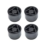 NEGRO 4 pezzi di gomma for copertura motore, adatta for VW, adatta for Passat, Polo Golf TDI MK6 Porsche Cayenne, boccola di montaggio for rivestimento auto, parte di ricambio Rivestimento in gomma de
