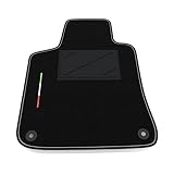 Tappetino Auto SOLO LATO GUIDA 1pz compatibile con Peugeot 308 2ª serie 2013-2021 | 1 tappeto su misura in moquette, bandiera Italia