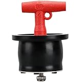 Tappo di scarico in gomma con manico a T e vite, tappo per foro per tubi da 85-100 mm