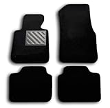 Tappetini per BMW Serie 3 F30 (Berlina) / F31 (Touring) dal 2012-2019 Su misura, antiscivolo, battitacco in gomma rinforzata, velcro di fissaggio