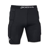 Joma Short Protec Portero Nero Pantaloni interni, Uomo, UOMO, 100010, Nero, S-M