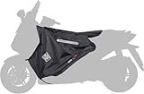 Tucano Urbano coprigambe per scooter Termoscud® R019. L'originale termoscudo scooter con brevetto anti sventolio S.G.A.S. Costruzione triplo strato HYDROSCUD a tenuta stagna. Termico. Certificato CE