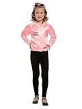 Smiffys Giacca Grease Pink Ladies, Rosa, con Logo Halloween