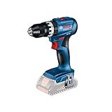 Bosch Professional 18V System Trapano Avvitatore con Percussione a Batteria GSB 18V-45 (Velocità di Rotazione di 1.900 giri/min, senza Batterie e Caricabatteria)
