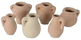 Generico Set 6 anfore in Terracotta cm 1,9-2,6 h.