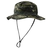 HDGSAFD 1 cappello cappello da sole estivo mimetico, traspirante e confortevole per pesca, caccia, alpinismo e campeggio, verde