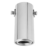 LT Easiyl Terminale Di Scarico In Acciaio Inox Per Auto 106x50 Mm Compatibile Con Fiat 500 Brava Bravo Duna Fiorino Idea Panda