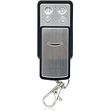 Koomando Telecomando Compatibile con Faac, TM300S, T1 300, T2 300, T3 300, TM1 300, TM2 300, TM3 300 a 330 Mhz, Elegante Cover Scorrevole, Gancio Portachiavi