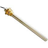 Easyricambi - Candeletta Accensione Stufa Pellet 280W, Diametro 9,9mm e Lunghezza 140mm (150mm Totali) Filettatura 3/8" Gas, Resistenza per Riscaldamento Rapido, Ricambio per Modelli Adler, Piazzetta