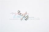 Kyosho Mini Inferno Aggiornamento Parti Aluminium Rear Gear Box Mount Connector (Linking Tie Rod & Gear Box Mount) - 1Pc Silver