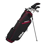 Wilson Profile Mezzo Set Uomo STL, Rosso/Nero/Argento, Standard