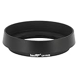 Haoge LH-VM36 Paraluce rotondo in metallo a baionetta compatibile con Voigtlander Nokton Aspherical ASPH 40 mm f/1.2 VM, 35 mm f1.2 VM, 50 mm f1.2 VM Leica M Lens sostituisce LH-8 nero