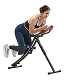 VEVOR AB Workout Machine, Attrezzatura per Core Allenamento Addominale, Capacità 200 kg, Allenamento della Forza Ab Cruncher, Attrezzo Pieghevole Regolabile per Esercizi Fitness in Palestra a Casa