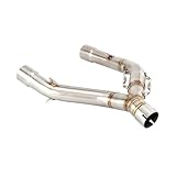 Scarico Moto Tubo Compatibile Con Yamaha Per XT 660 Z Per Tenere 2008-2017 Per Escape Slip-on Motorcycle Exhaust Muffler Mid Link Pipe 51MM