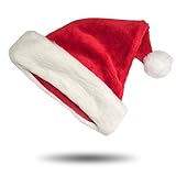 KAYFLOR Cappello Babbo Natale 1 PZ | Cappello Natale Bambino con Pon-Pon Morbido 32x45 cm | Cappelli per Adulti Unisex | Accessori Natalizi Resistenti di Alta Qualità