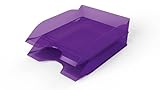 Durable Vaschette porta corrispondenza BASIC A4, viola traslucido, impilabili, 6 pezzi, 1701674992