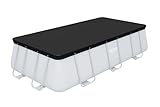 Bestway 58232-7 Copertura rettangolare per piscine fuori terra da 404x412 o 404x201 cm