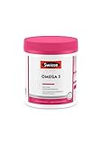 SWISSE - Integratore Omega 3 IFOS 5 Stelle, 200 Capsule Molli, Integratori con 1500mg Olio di Pesce e Vitamina E, 233mg EPA 135mg DHA per Dose, Supporta la Funzione Cerebrale e Cardiaca, Made in Italy