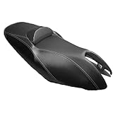 one by Camamoto cod. 77662004 copertura fodero copri sella antiscivolo + schienalino di colore nero compatibile con yamaha t-max 500 anno dal 2001-2007