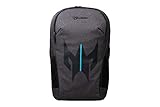 Predator Zaino Gaming per Notebook 15.6", Porta PC, da Viaggio, Tasca Frontale Multipla, Materiale Poliestere, Leggero, 500 gr, Nero