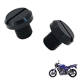 2PCS tappi specchietti moto, Compatibile con Kawasaki Er 5,tappo cieco per specchietto retrovisore per moto,accessori la modifica tuning