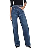ONLY ONLHOPE Ex HW Wide DNM ADD465 Noos, Jeans da Donna, Medium Blue Denim, 25W / 32L